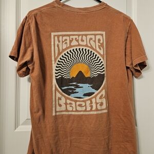 Nature Backs Brown Graphic Tee